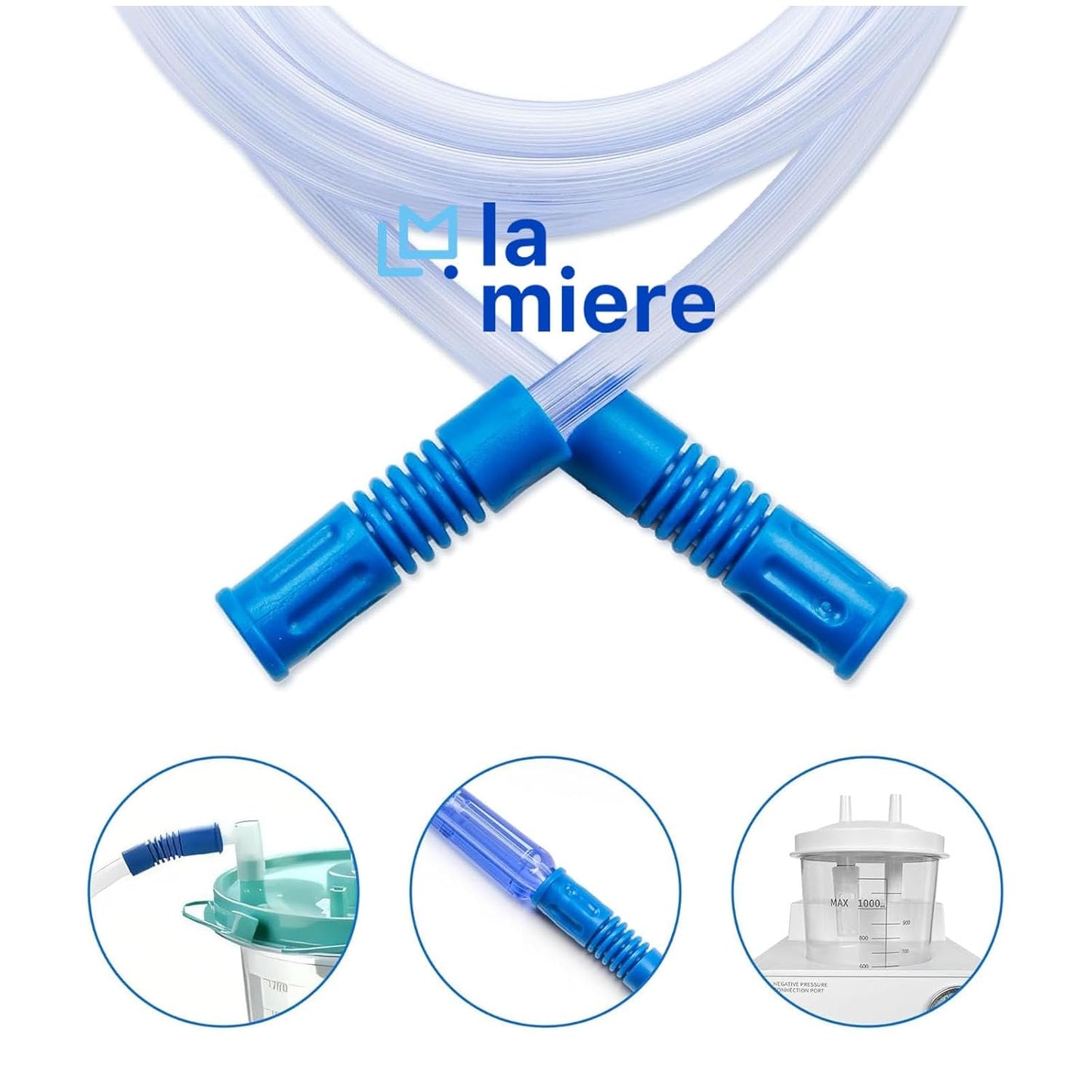 Suction Connection Tube, Surgical Aspiration Tube (F28) 6' X 1/4” ID, 1PC