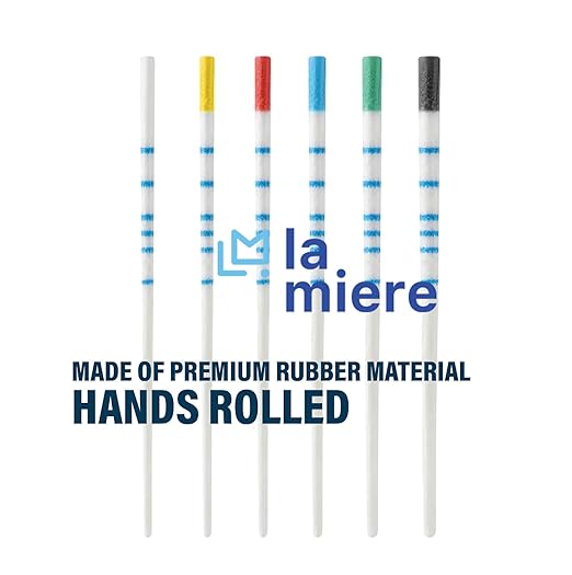LA MIERE Absorbent Paper Points #15-40 .04 Taper, #15-40 with mm Mark, 100P