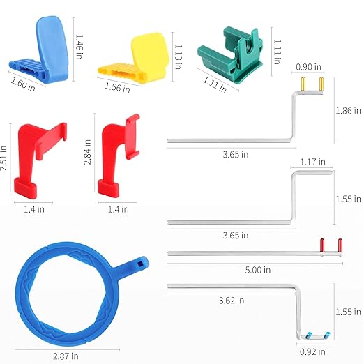 LA MIERE X-Ray Film Holder MEGA KIT. for, Schick, Jazz, GENDEX, Sigma. Compatible for Film Xrays. (red Blue Yellow XCP Kits). Holds sensors Very Well and Secure. All Kits Included