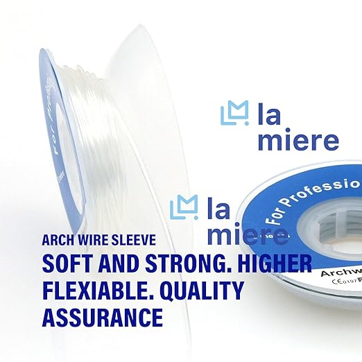 LA MIERE Tooth Model Wire Sleeves, Elastic Wire 5m