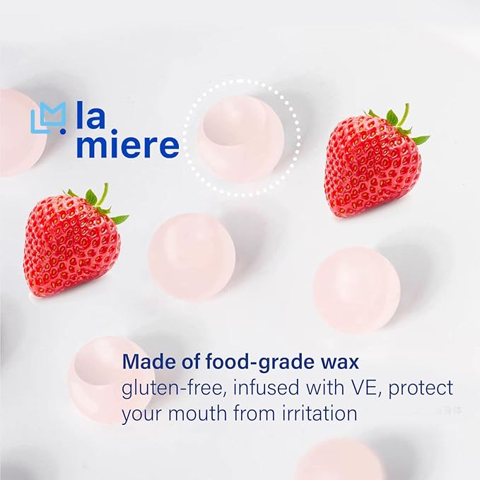LA MIERE Orthodontic Wax for Braces Wax Dots 90 Individual Hygienic Packaging Dental Wax