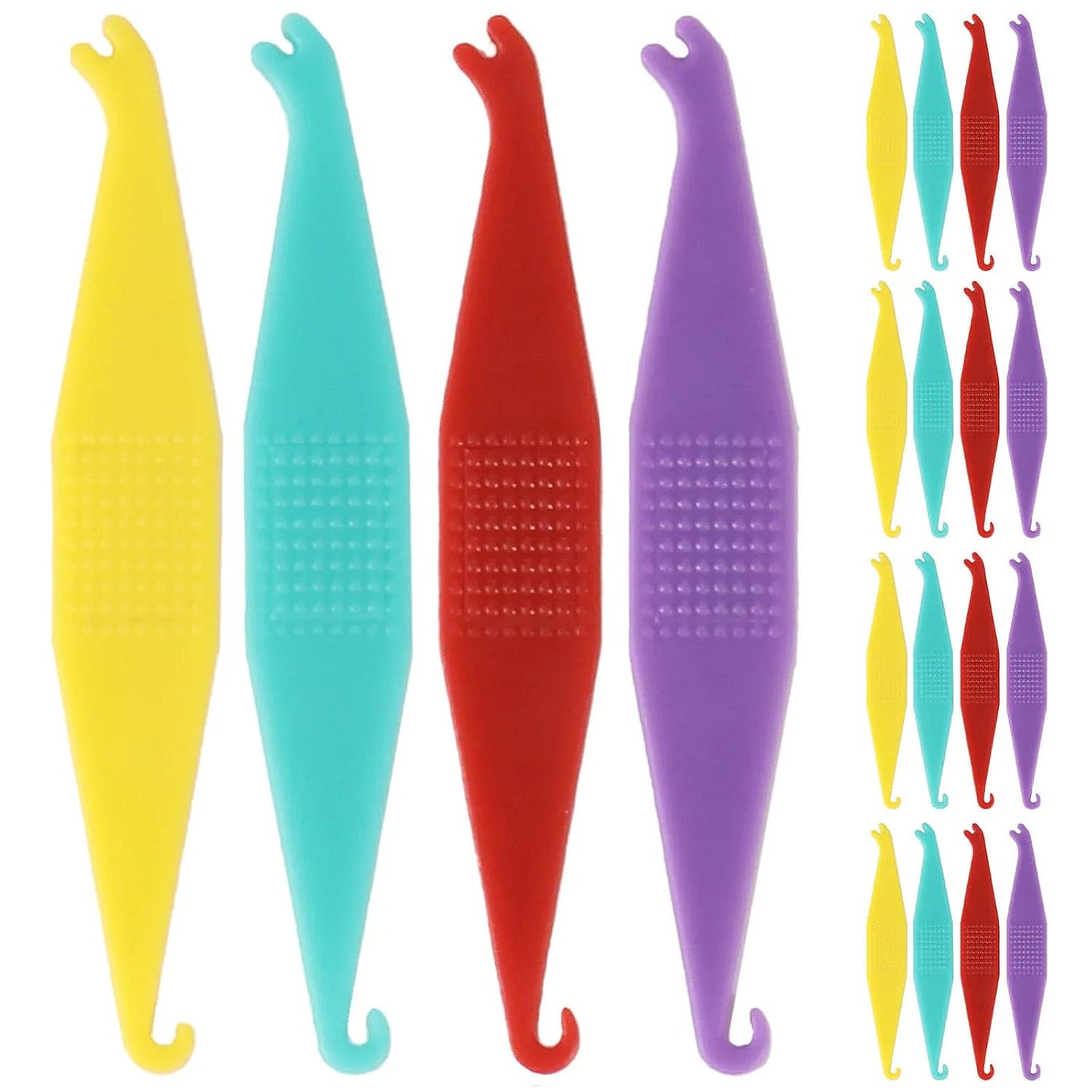 20P Braces Rubber Band Tool Dental Elastic Rubber Bands Placers for Braces Disposable Plastic Orthodontic Elastic Placers