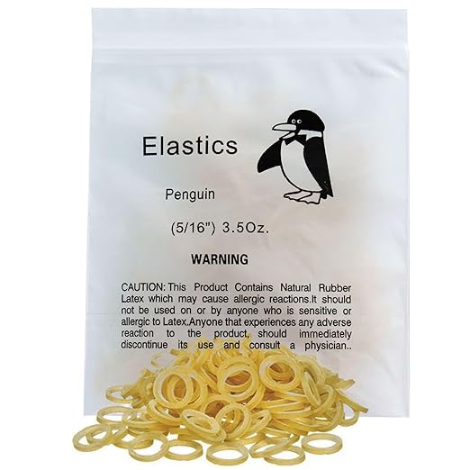 100 Pack Orthodontic Elastics Dental Rubber Bands Intraoral Elastic Bands