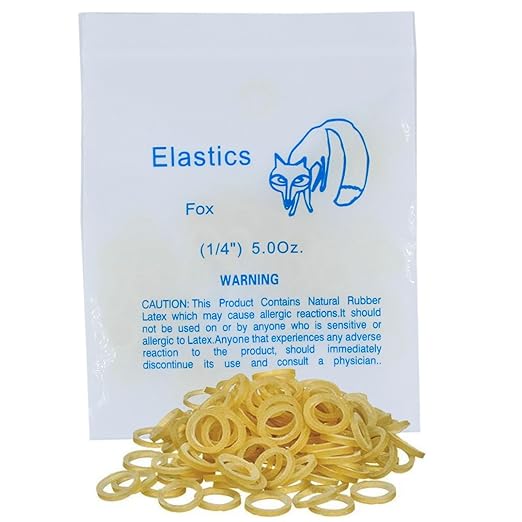 100 Pack Orthodontic Elastics Dental Rubber Bands Intraoral Elastic Bands
