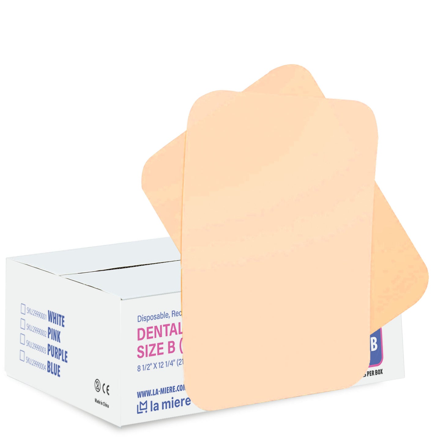 Disposable Tray Liners, Dental Tray Covers for Size B, Medical Tray Paper, Single Use Paper Sheets