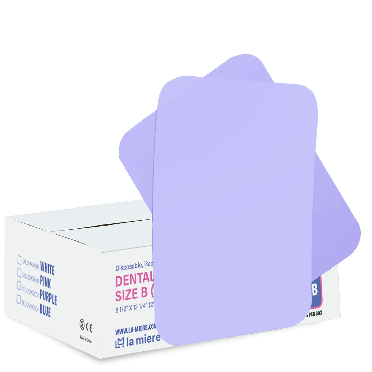 Disposable Tray Liners, Dental Tray Covers for Size B, Medical Tray Paper, Single Use Paper Sheets