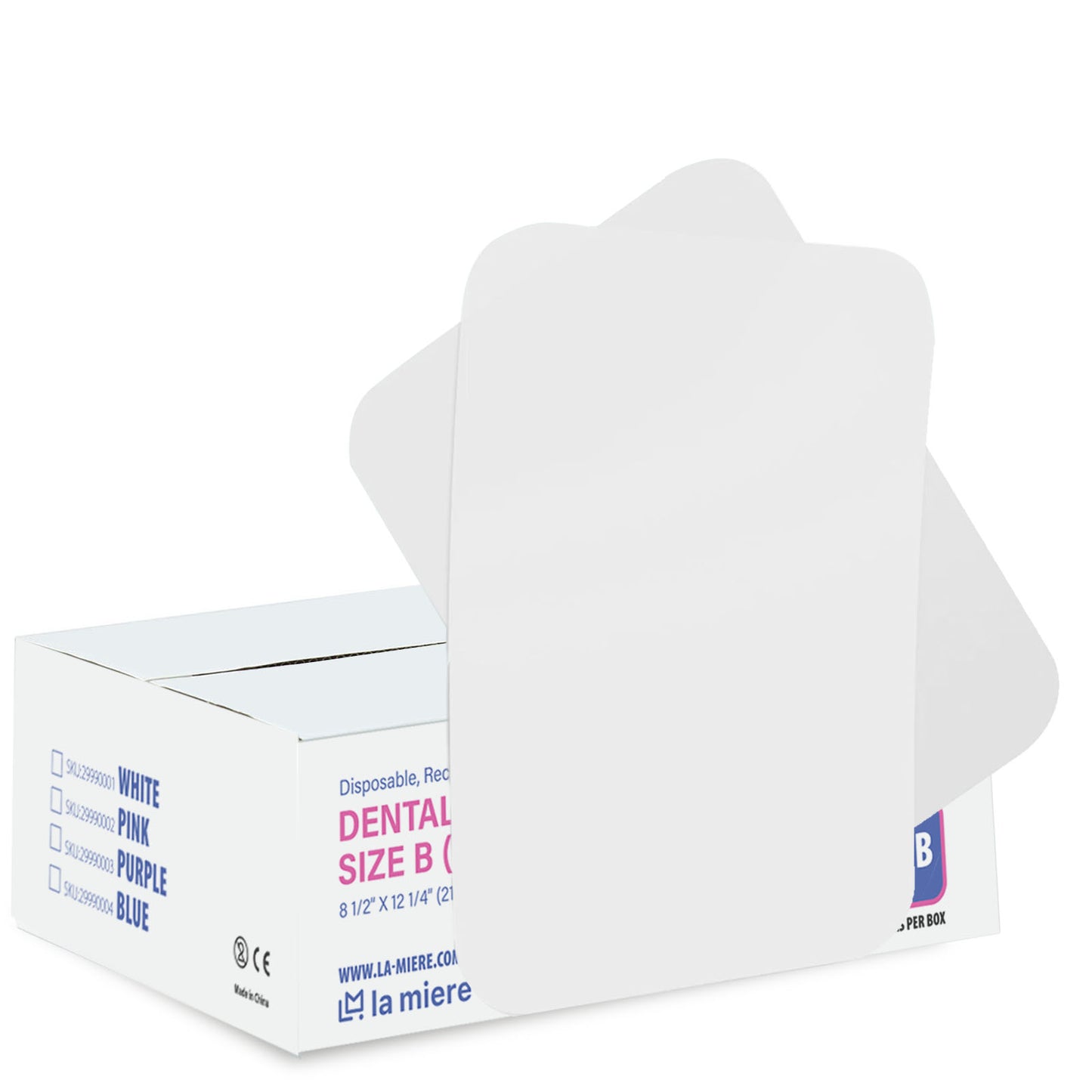 Disposable Tray Liners, Dental Tray Covers for Size B, Medical Tray Paper, Single Use Paper Sheets