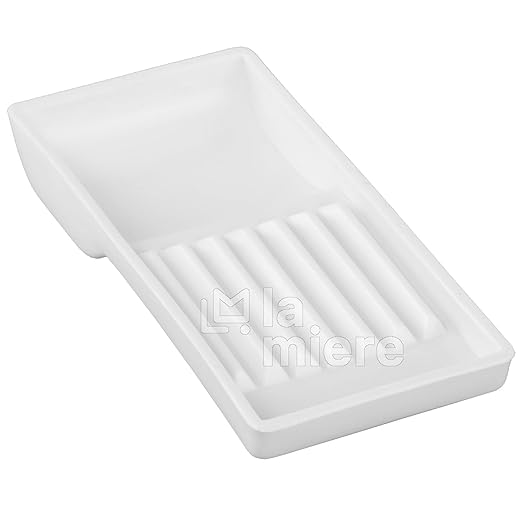 LA MIERE White Drawer Organizer Instrument Tray Holder Dental Drawer Organizer