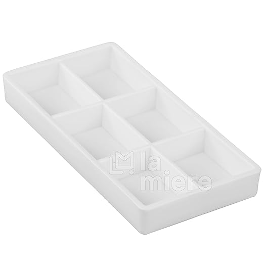 LA MIERE White Drawer Organizer Instrument Tray Holder Dental Drawer Organizer