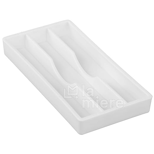LA MIERE White Drawer Organizer Instrument Tray Holder Dental Drawer Organizer