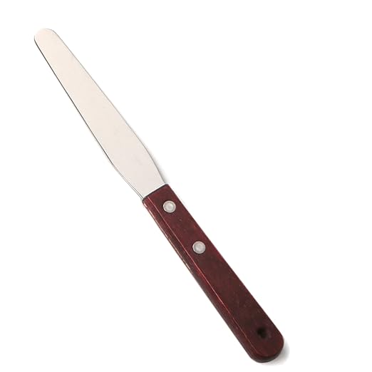 LA MIERE Dental Lab 8" Spatula Plaster Alginate Mixing Stainless Steel End Instrument, Mixer Metal Plaster Spatula