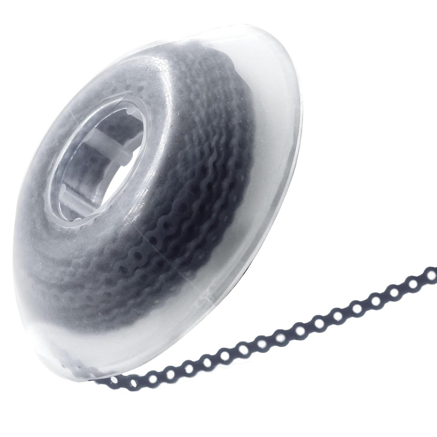 LA MIERE 1 Roll Orthodontic Rubber Chains, Braces Power Chains consisted force in closed, short, long 15'' spools