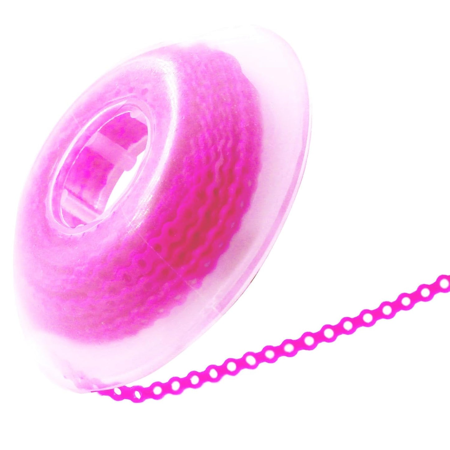 LA MIERE 1 Roll Orthodontic Rubber Chains, Braces Power Chains consisted force in closed, short, long 15'' spools