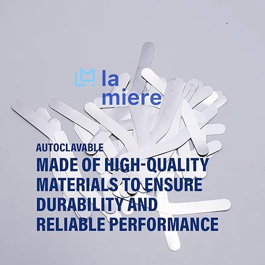 LA MIERE 144 Pcs Dental Tofflemire Matrix Bands Stainless Steel, Thickness .0015"/0.04mm