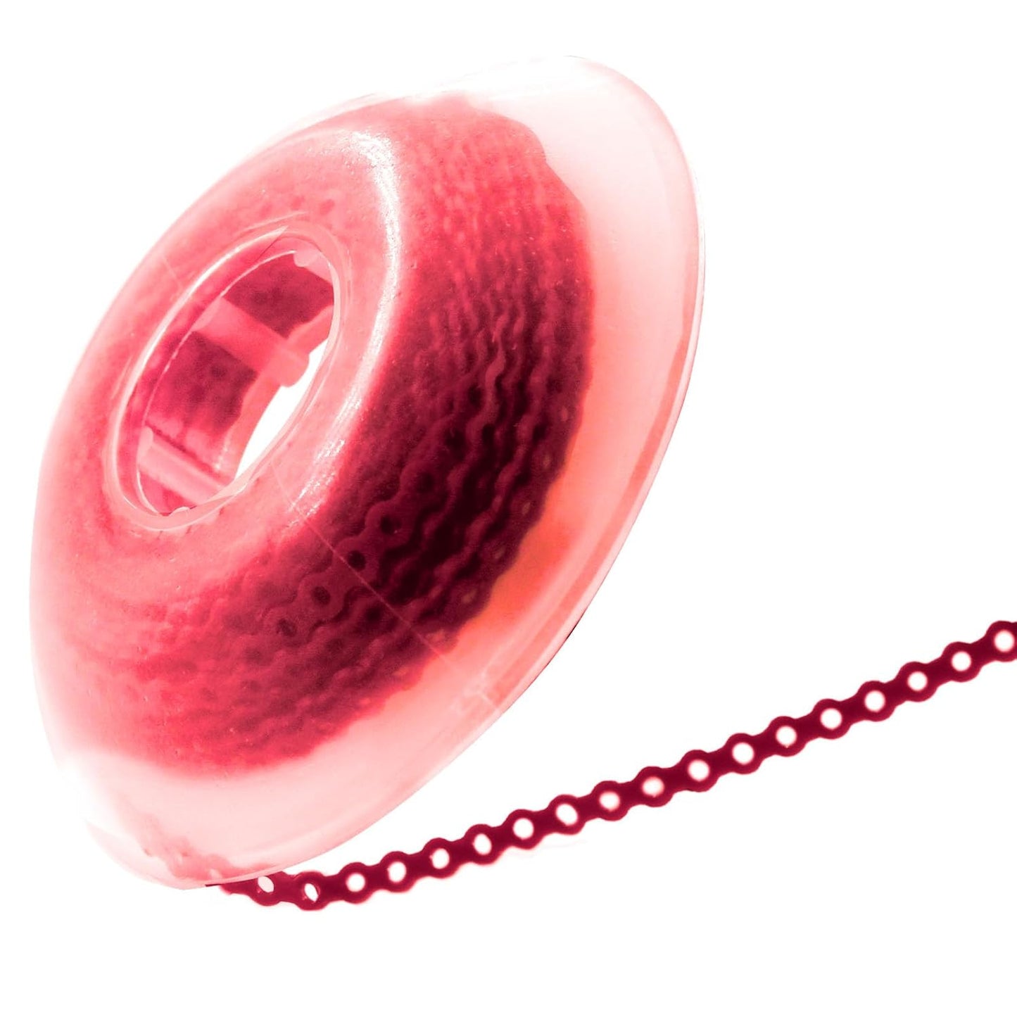 LA MIERE 1 Roll Orthodontic Rubber Chains, Braces Power Chains consisted force in closed, short, long 15'' spools