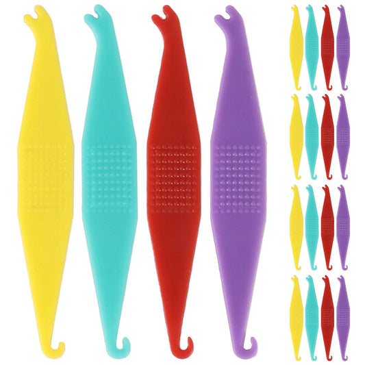 20P Braces Rubber Band Tool Dental Elastic Rubber Bands Placers for Braces Disposable Plastic Orthodontic Elastic Placers