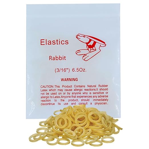 100 Pack Orthodontic Elastics Dental Rubber Bands Intraoral Elastic Bands