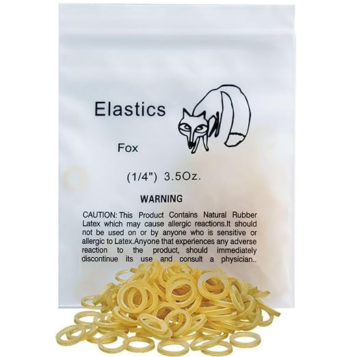 100 Pack Orthodontic Elastics Dental Rubber Bands Intraoral Elastic Bands