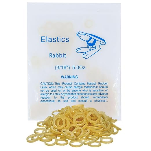 100 Pack Orthodontic Elastics Dental Rubber Bands Intraoral Elastic Bands
