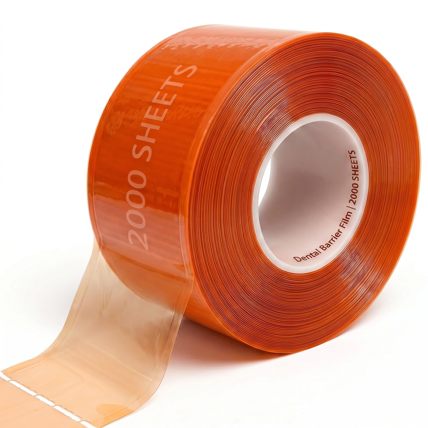 2000 Sheets Blue Barrier Film with Adhesive Coating 4"x 6" Perforated Sheets Adhesive Barrier Film for Dental, Medical & Tattoo, Roll Only