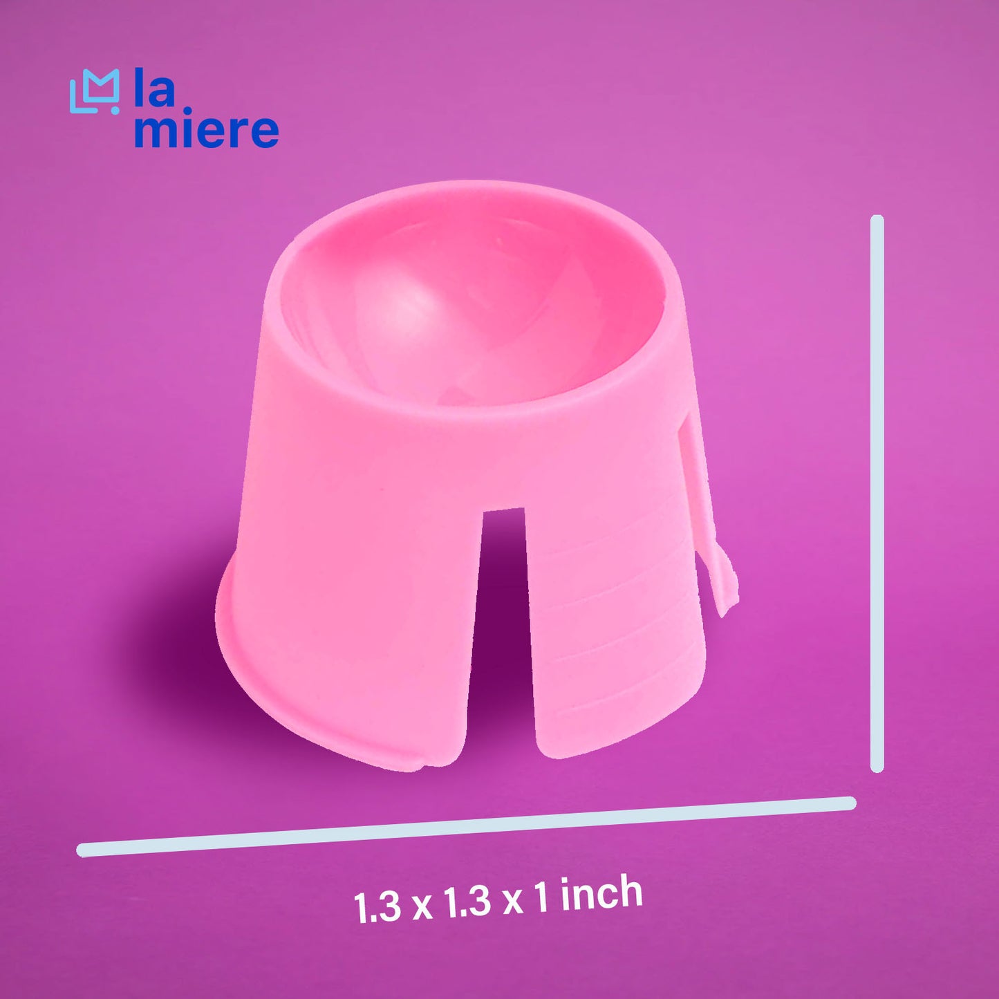 Plastic Disposable Dental dappen Dish with Bendable Hinge Wide Base Makes Dish Stand Firmly, Neil dappen Dish, Eyelash dappen Dish 100/Bag