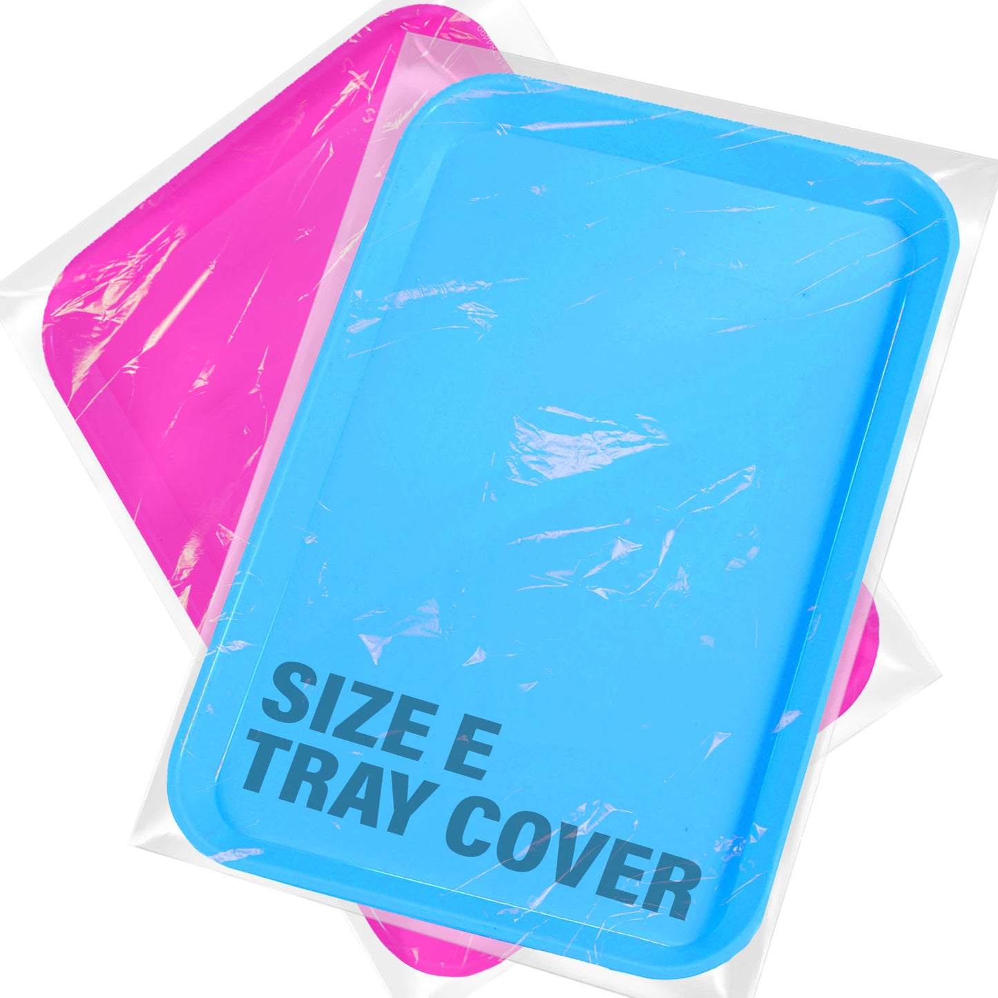 500Pcs/box Dental Tray Sleeve Instrument Tray Cover Lockable Set up Sleeves (Clear, 500pcs)