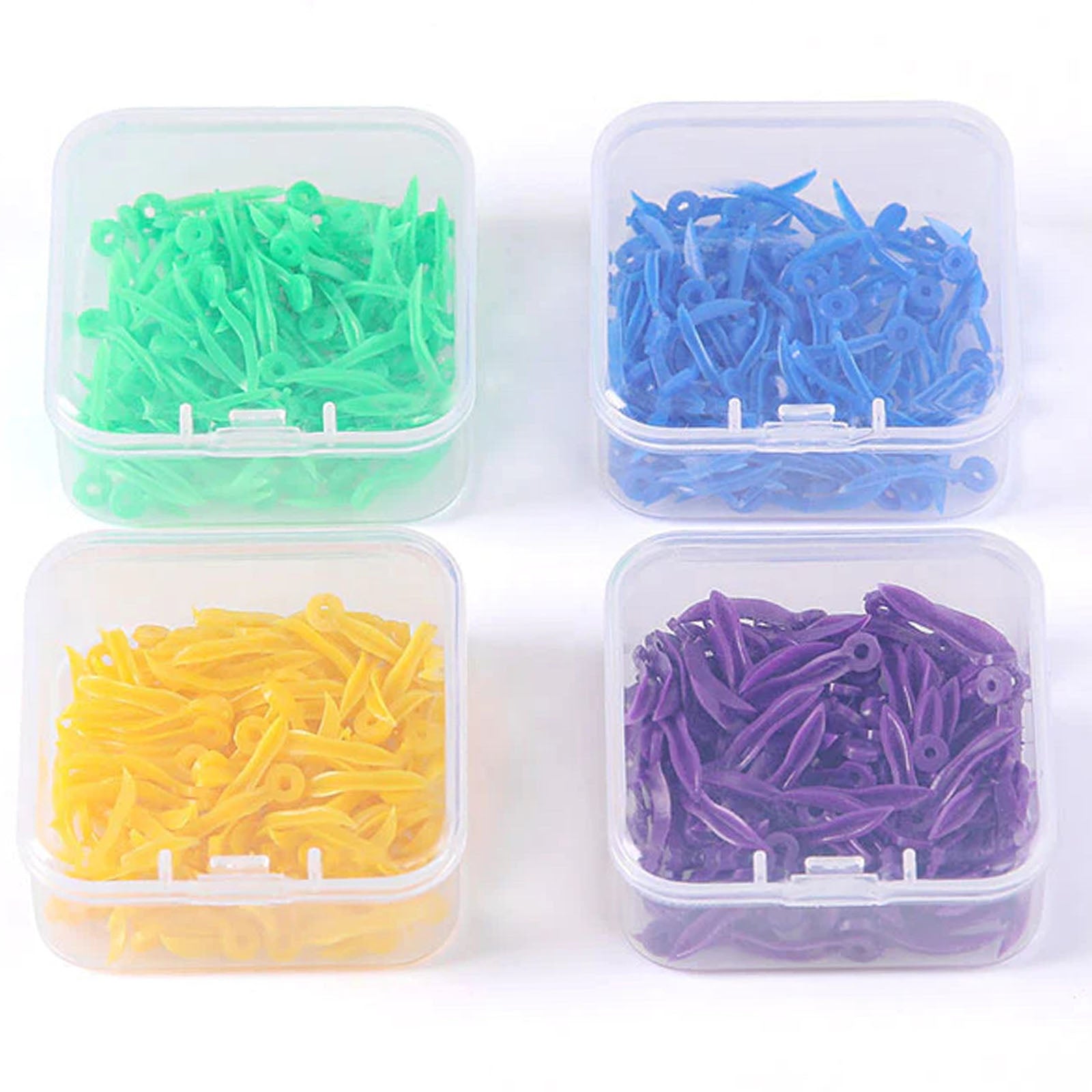 100/Box Diastema Wedges, Disposable Plastic Poly-Wedges Dental Fixing ...