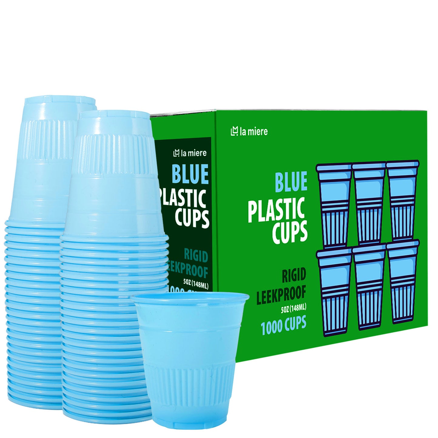 50-1000 Pack 5 oz Plastic Disposable Recyclable Cups, Dental Cups, Par – lamiere